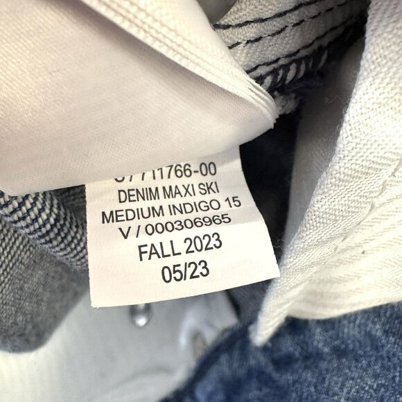 Gap Denim Jean Maxi Skirt Womens Size 16 Tall 100% Cotton Blue - Picture 5 of 5